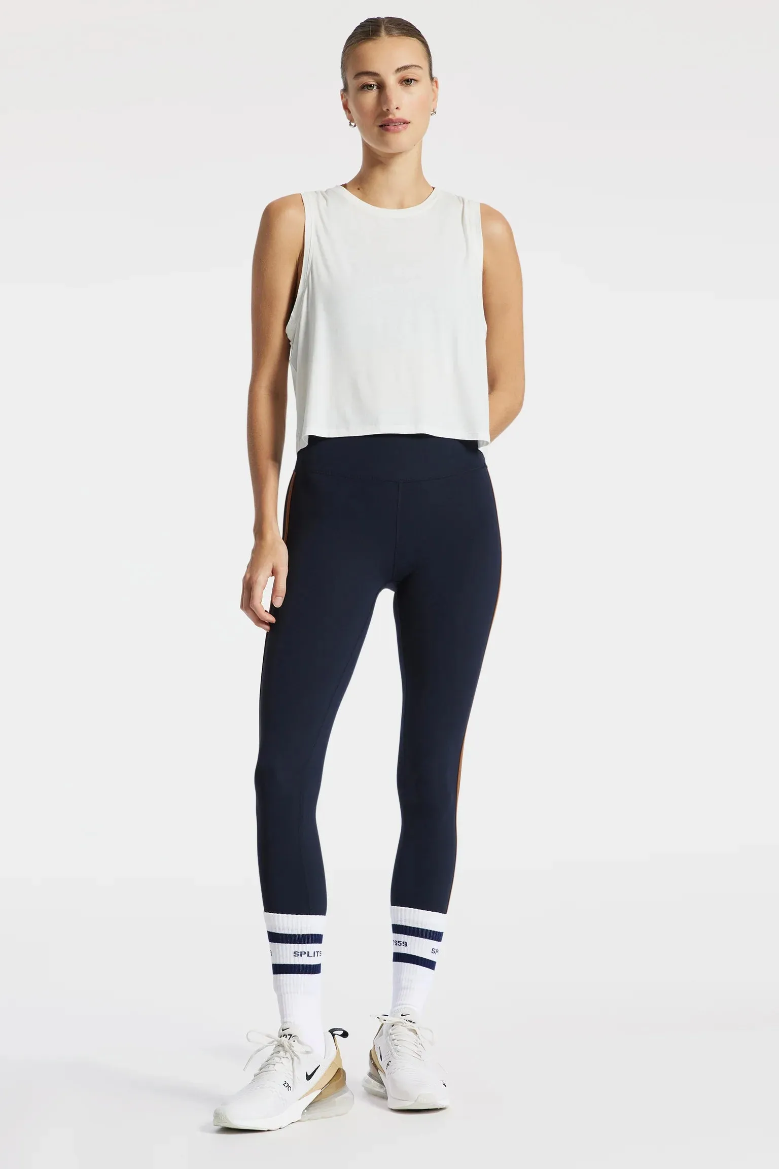 Splits59 Sienna Cropped Jersey Tank