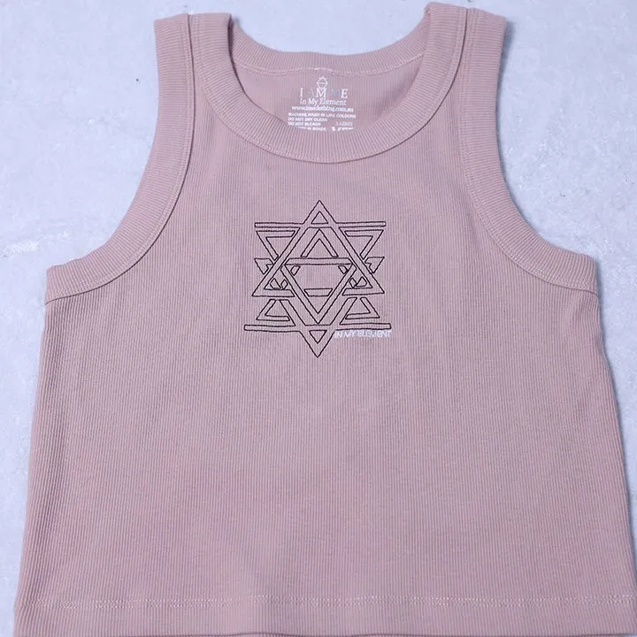 Star Element Rib Crop Tank