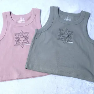 Star Element Rib Crop Tank
