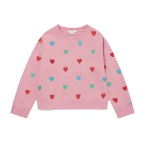 Stella McCartney Kids Heart Print Sweatshirt