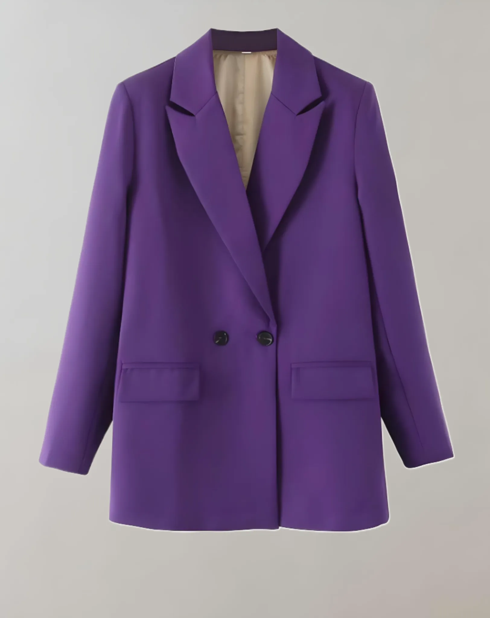 Stephanie - oversized button-down blazer
