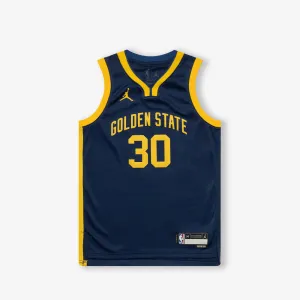 Stephen Curry Golden State Warriors Statement Edition Youth Swingman Jersey - Navy