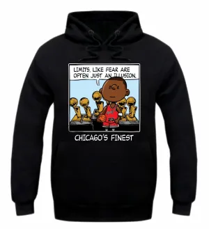 Streetwear on Demand PNUTS CHICAGOS FINEST HOODIE BLACK
