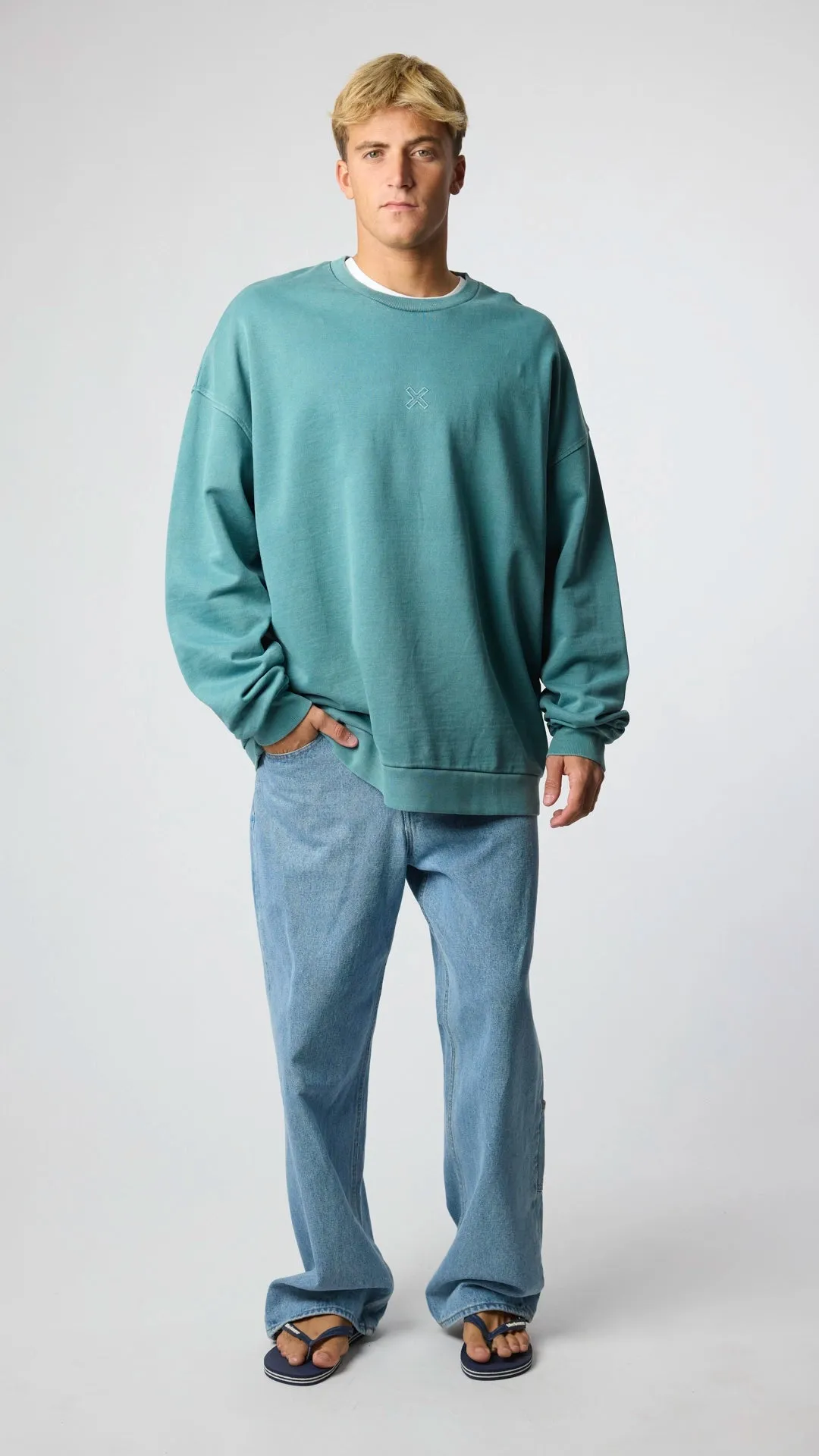 SUDADERA REEF AMAZON GREEN