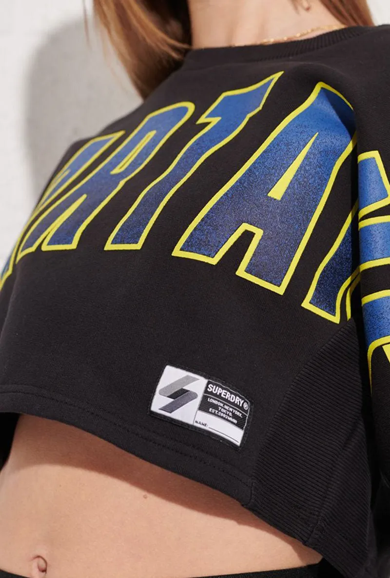 SUPERDRY SPARTANS CROPPED TOP