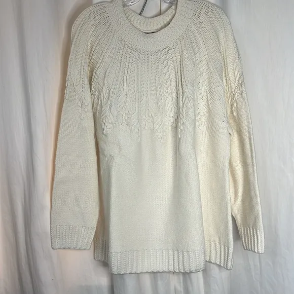 Talbots Yoke Stitch Sweater