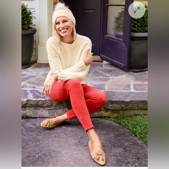 Talbots Yoke Stitch Sweater
