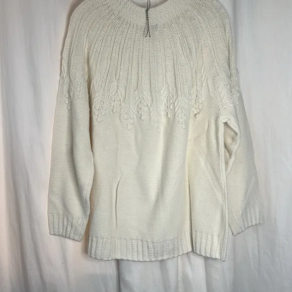 Talbots Yoke Stitch Sweater