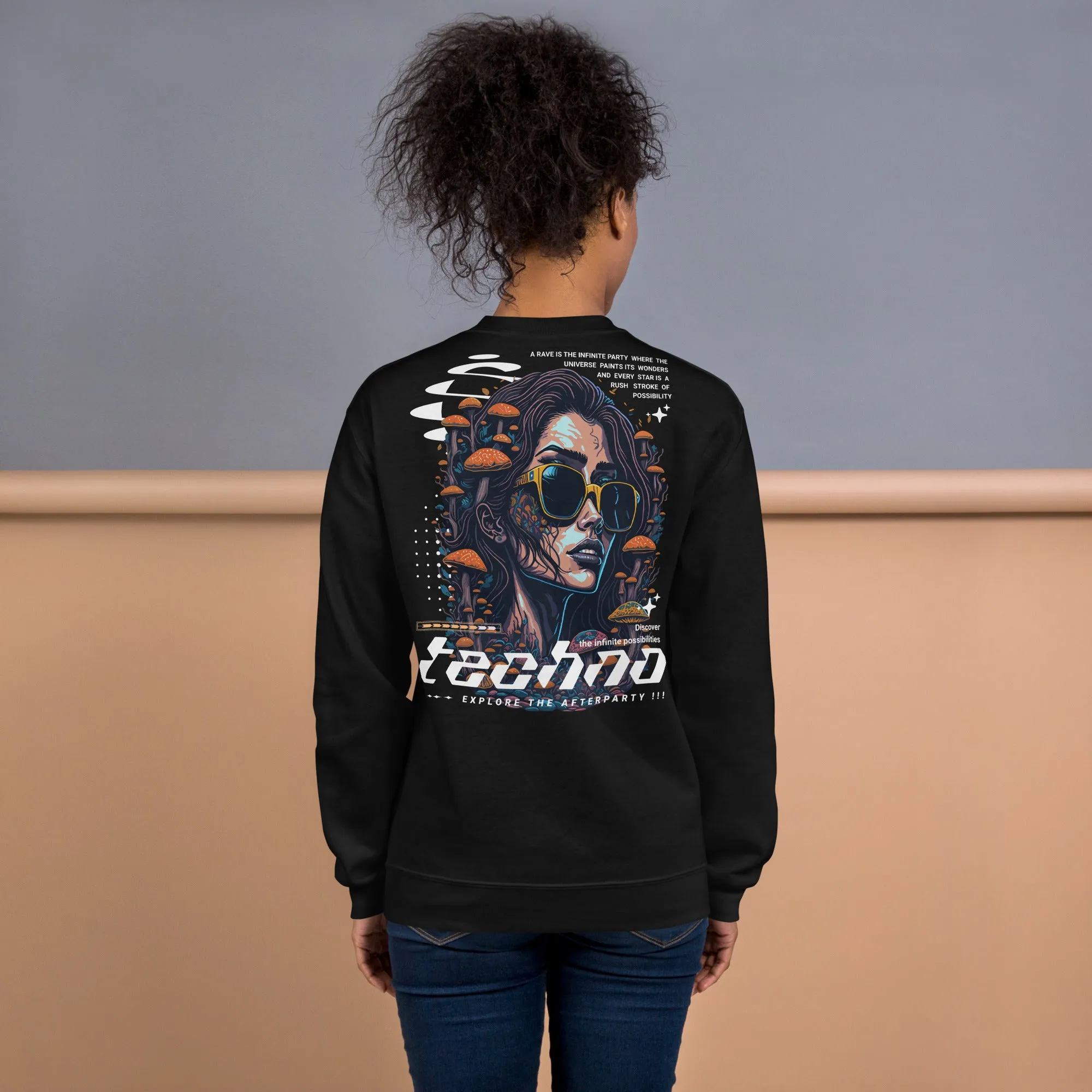 Techno Sweatshirt | Explore the Afterparty