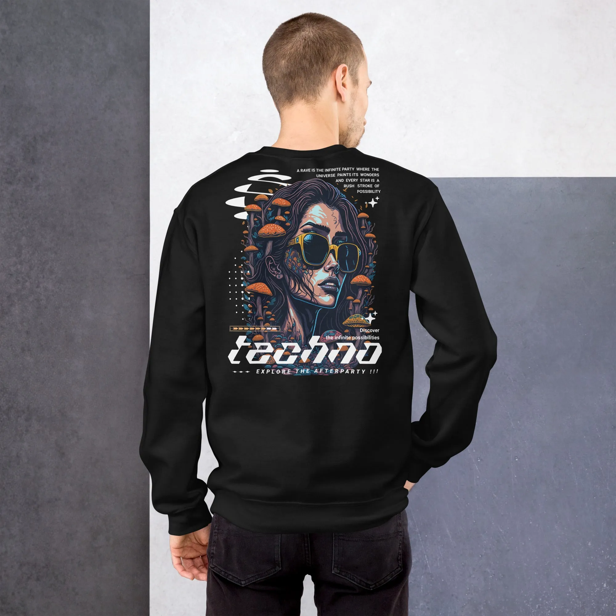 Techno Sweatshirt | Explore the Afterparty