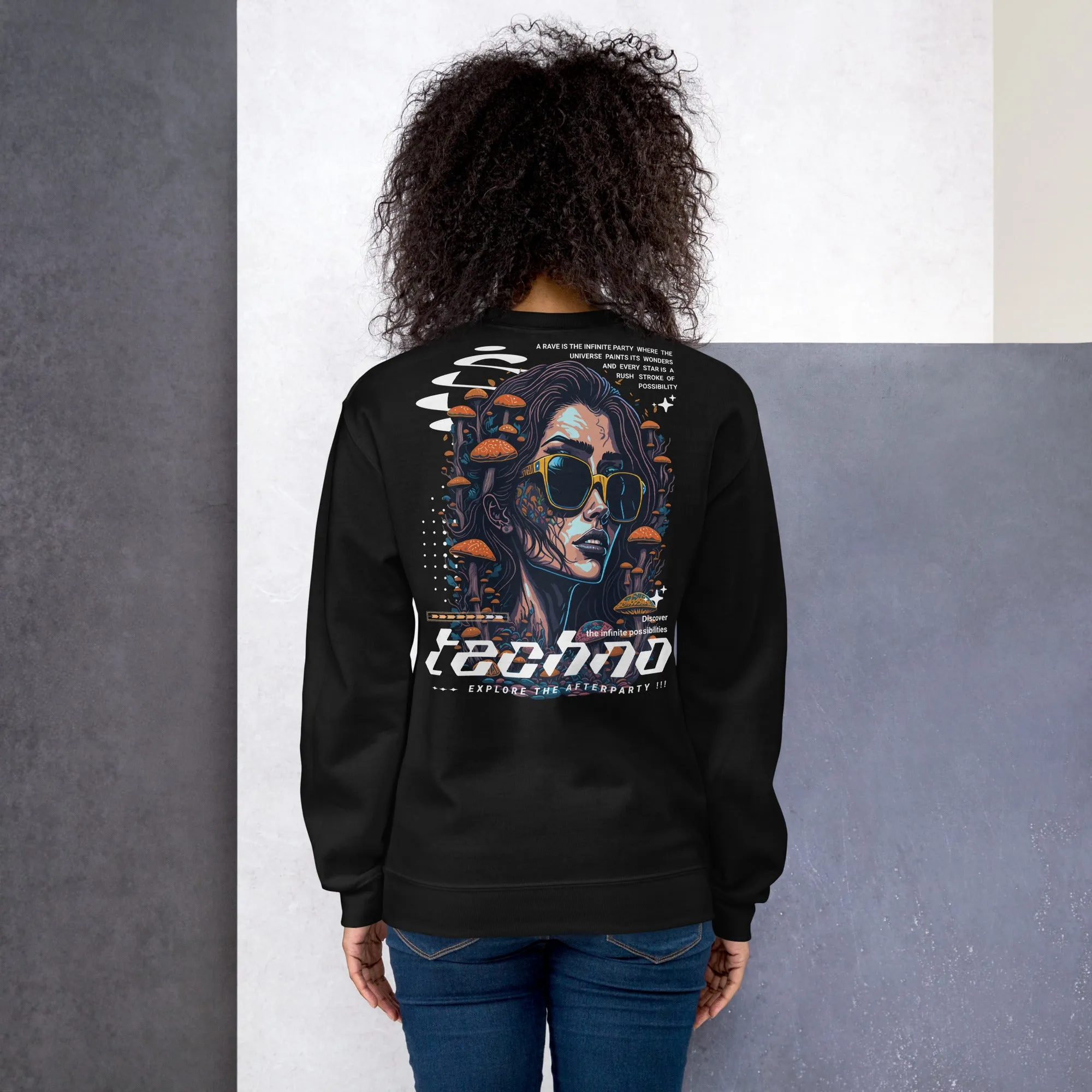 Techno Sweatshirt | Explore the Afterparty