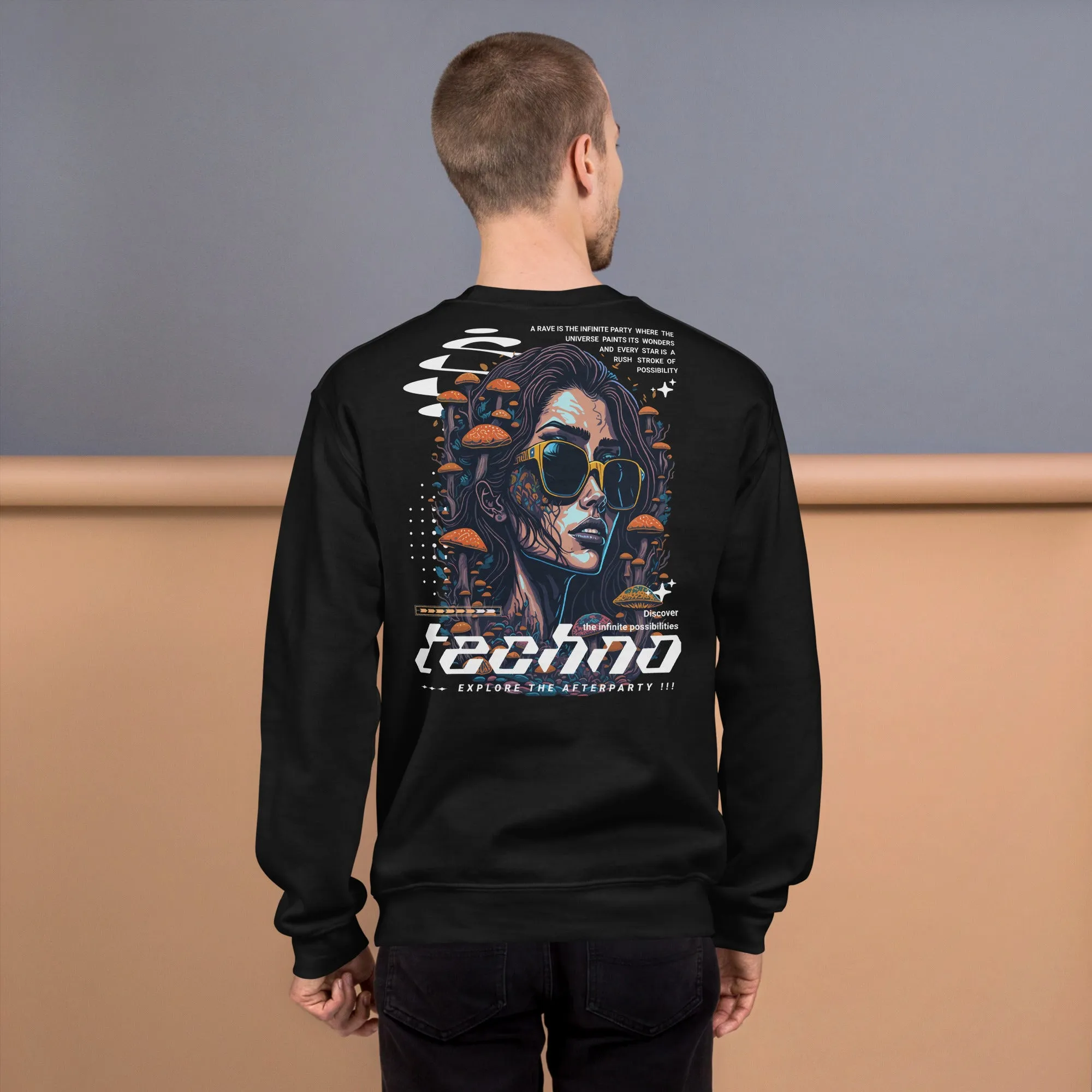 Techno Sweatshirt | Explore the Afterparty