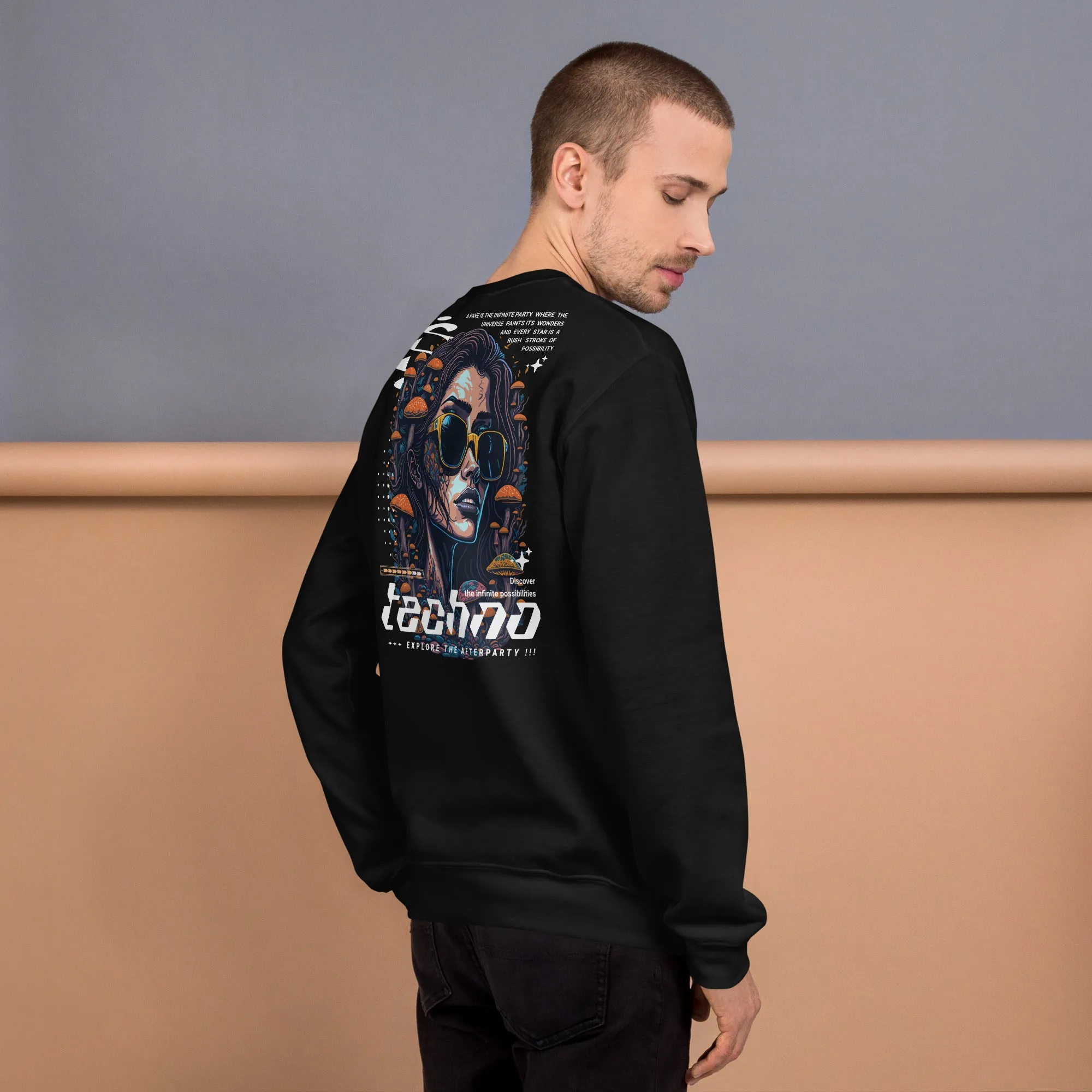 Techno Sweatshirt | Explore the Afterparty