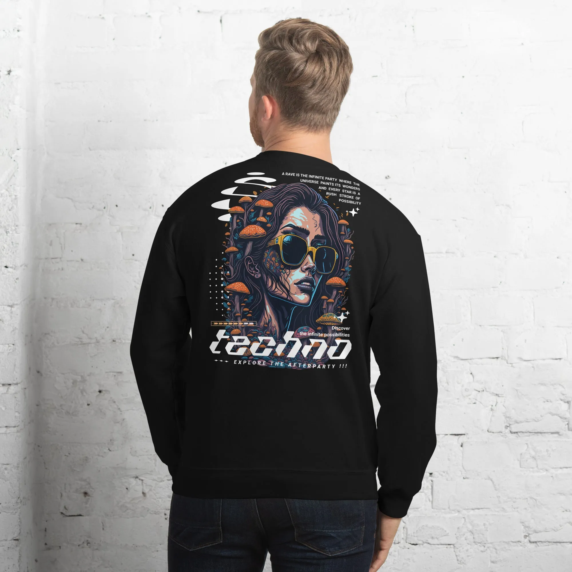 Techno Sweatshirt | Explore the Afterparty