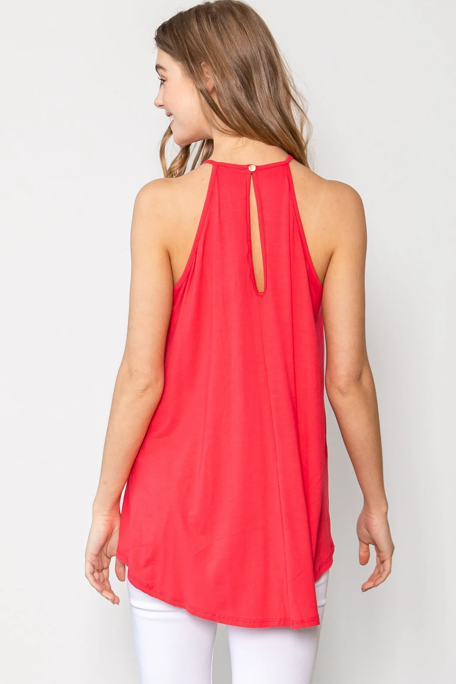 Tessa Crochet Tank Top | Tomato