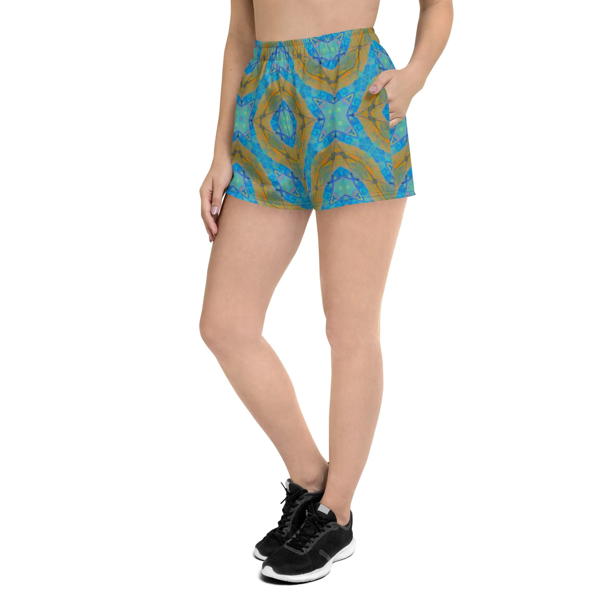 Texas Turquoise Women’s Eco-Friendly Athletic Shorts