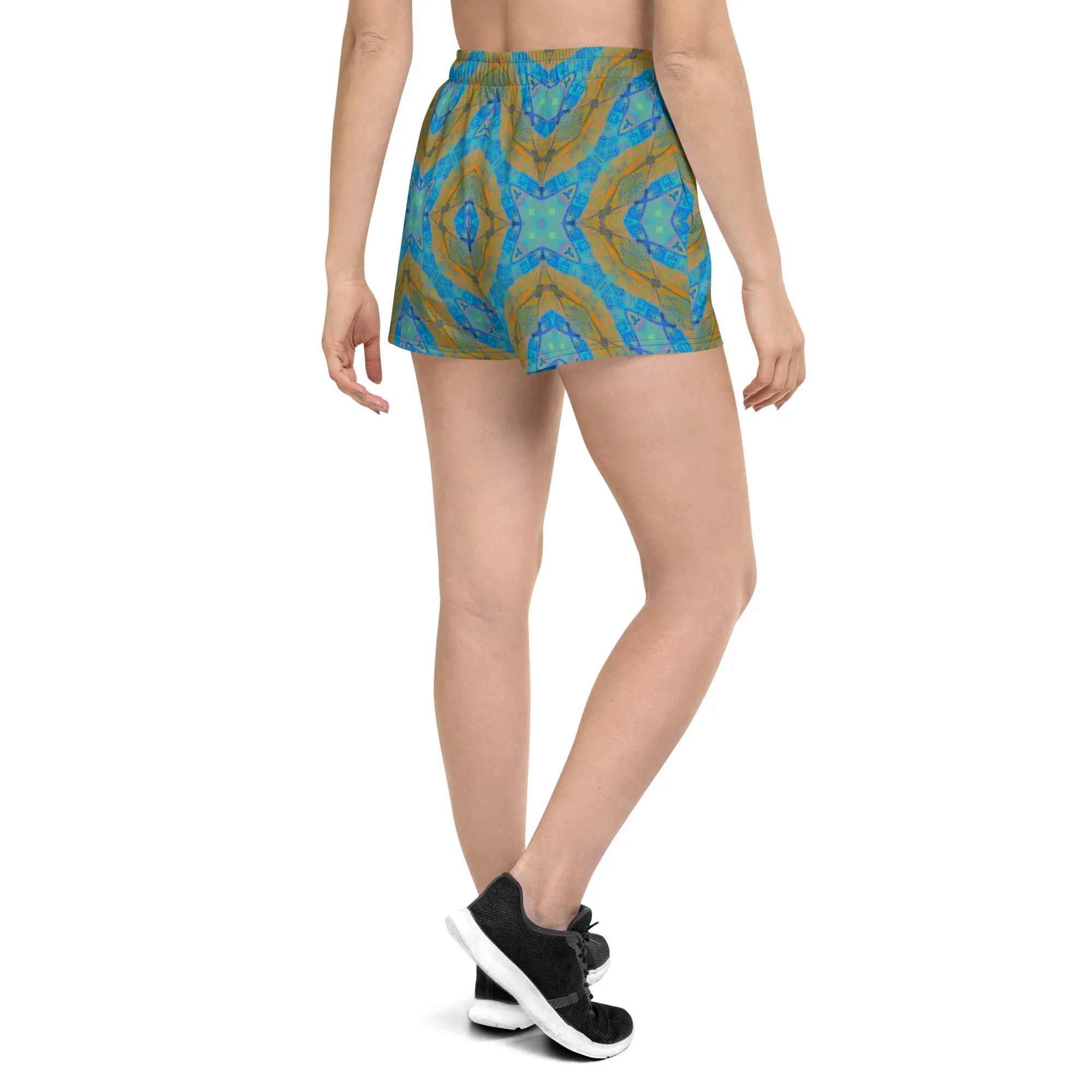 Texas Turquoise Women’s Eco-Friendly Athletic Shorts