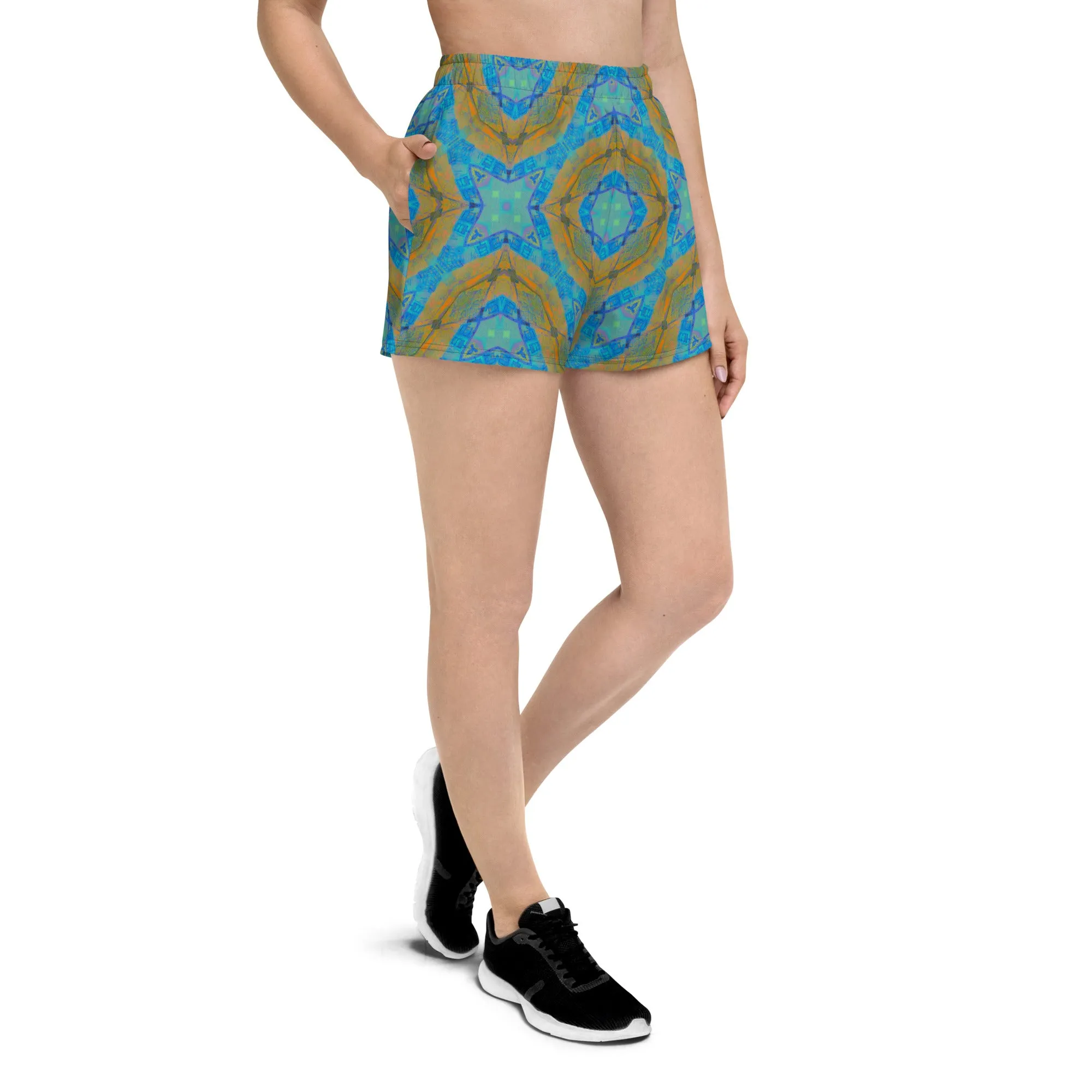 Texas Turquoise Women’s Eco-Friendly Athletic Shorts