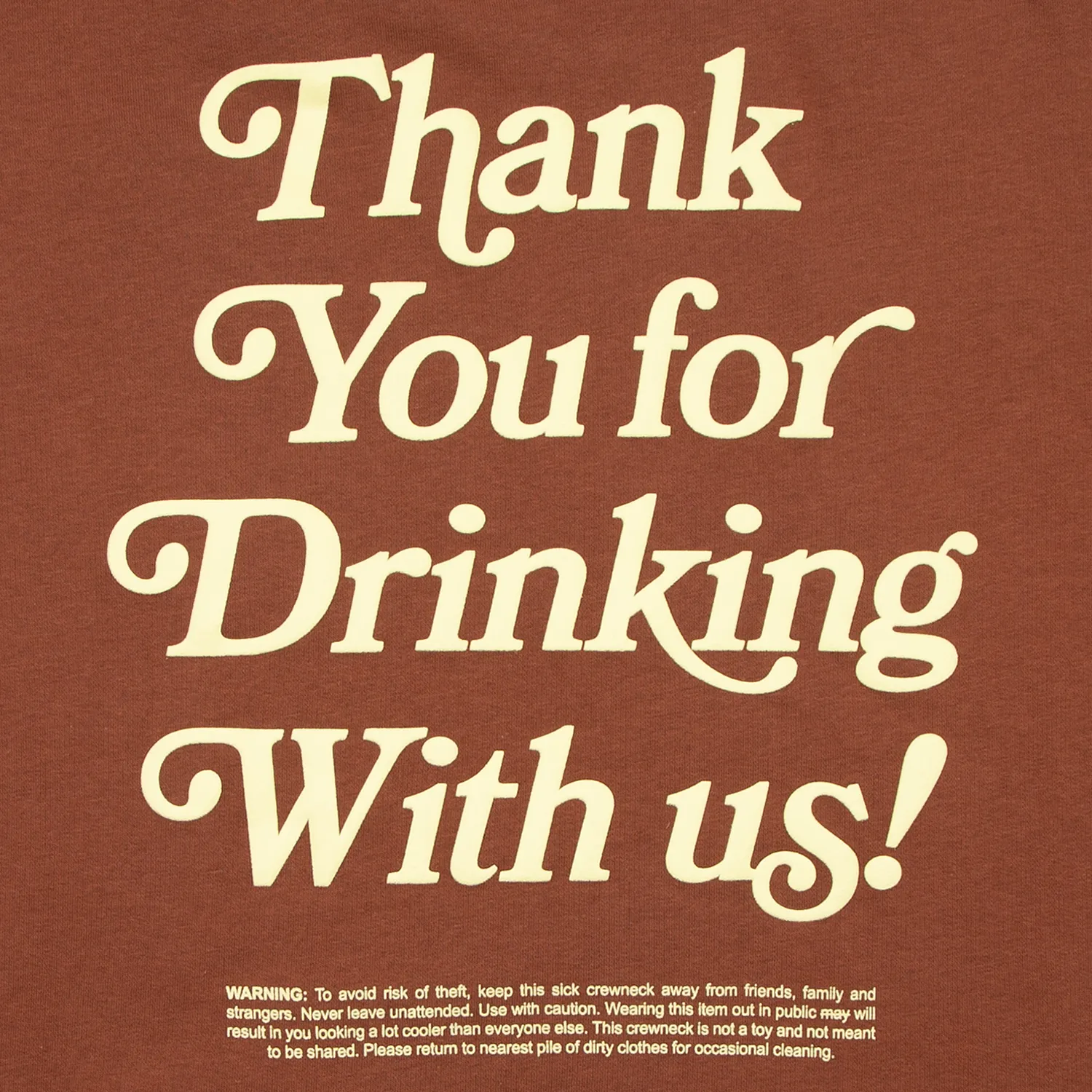 Thank You For Drinking Crew - Clay