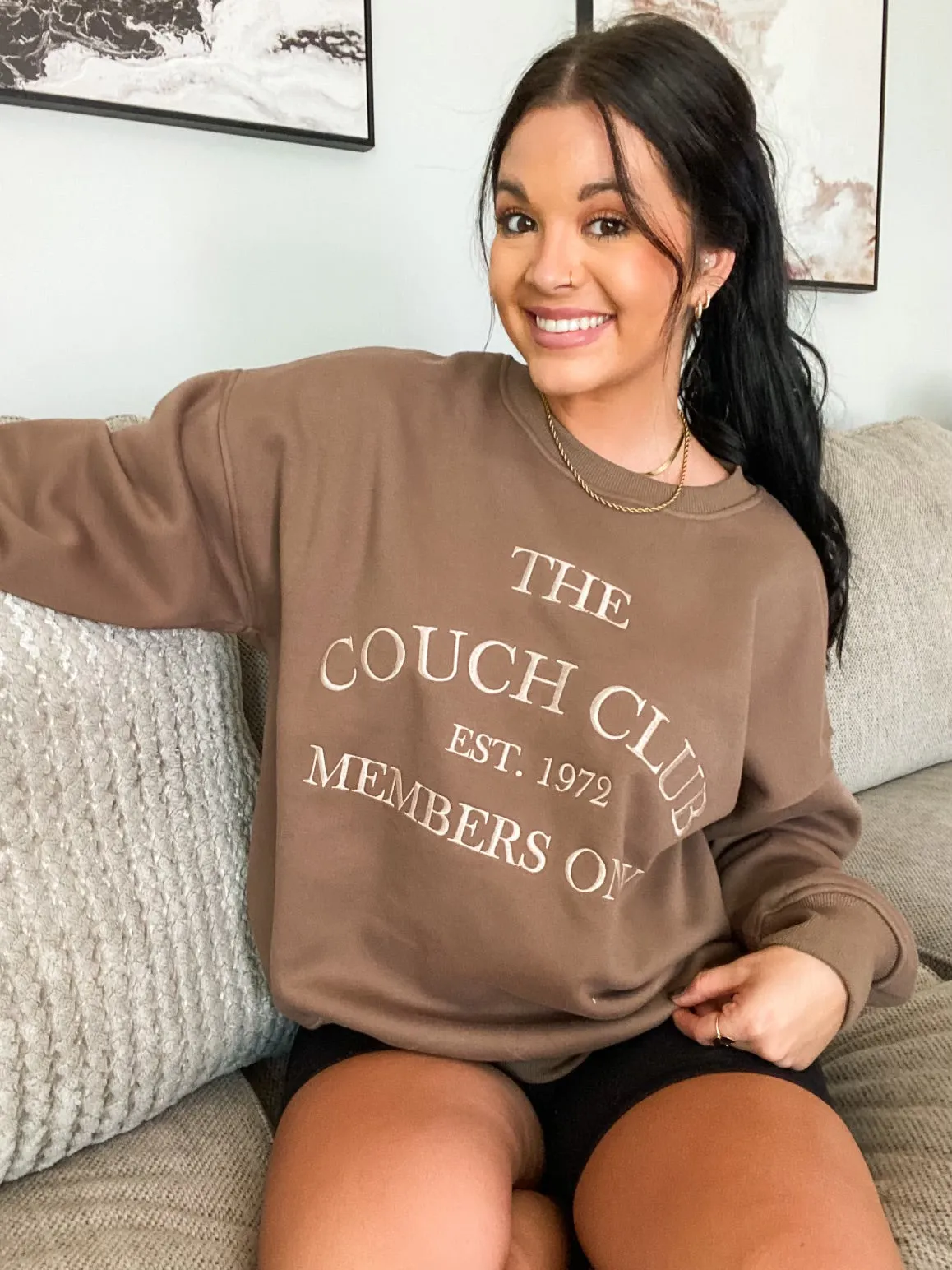 THE COUCH CLUB FLEECE SWEATSHIRT