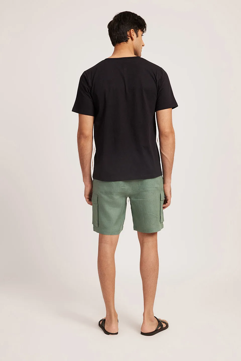 The Linen Cargo Shorts