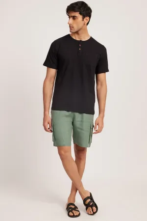 The Linen Cargo Shorts