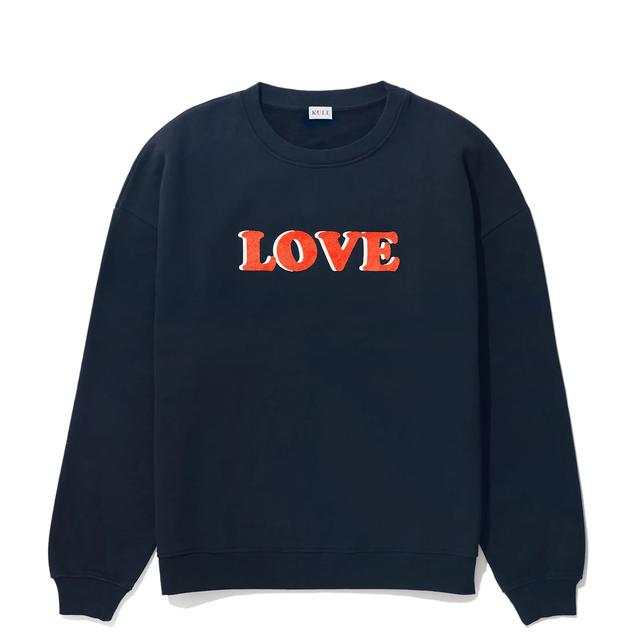 The Oversized LOVE Sweatshirt - Navy