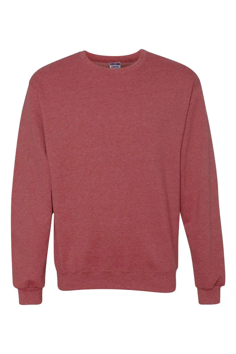 Tie Dye Bolt Red And Navy Unisex NuBlend Crew Sweatshirt