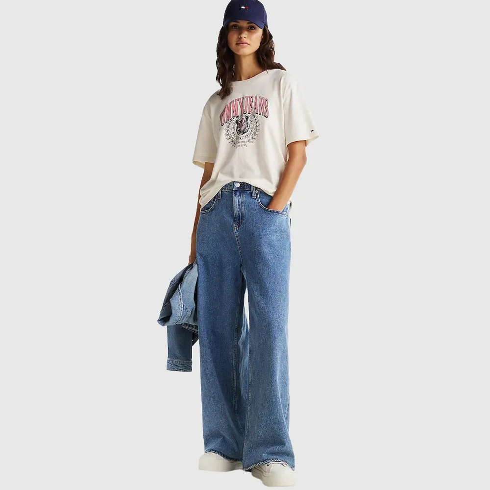 Tiger Varsity T-Shirt - Oatmilk