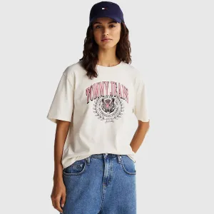 Tiger Varsity T-Shirt - Oatmilk