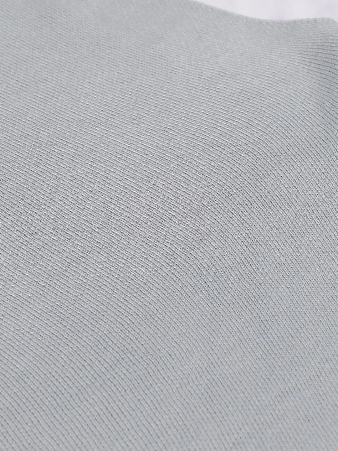 Tokyo Talkies Grey Boat Neck Acrylic Pullover