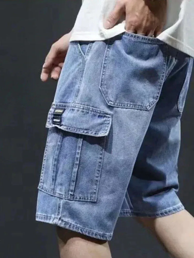 TrendWear Herren Denim Shorts
