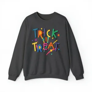 Trick or Treat Halloween Sweatshirt, Halloween Candy Sweatshirt , Funny Halloween Sweatshirt, Sweet Fall Unisex Heavy Blend