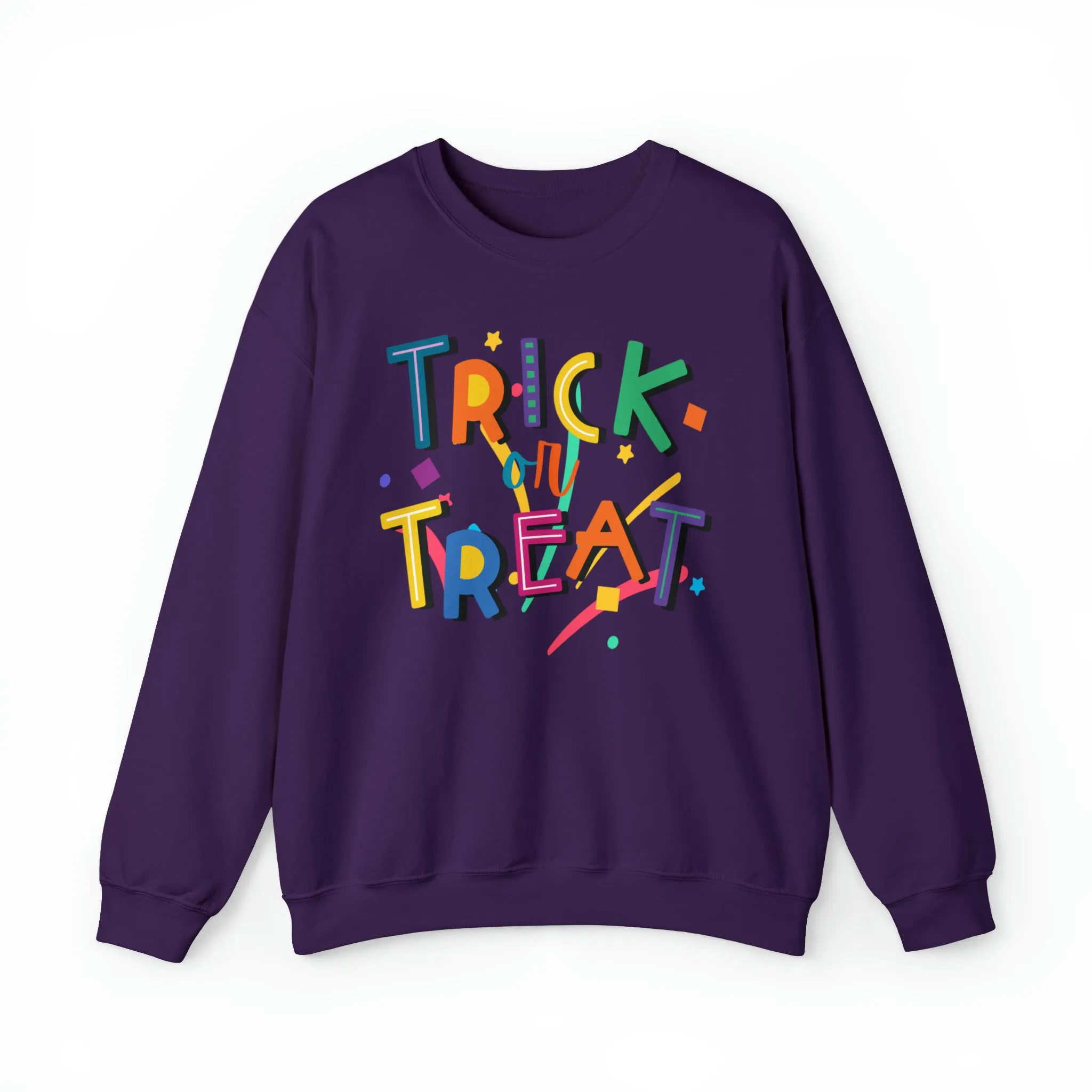 Trick or Treat Halloween Sweatshirt, Halloween Candy Sweatshirt , Funny Halloween Sweatshirt, Sweet Fall Unisex Heavy Blend