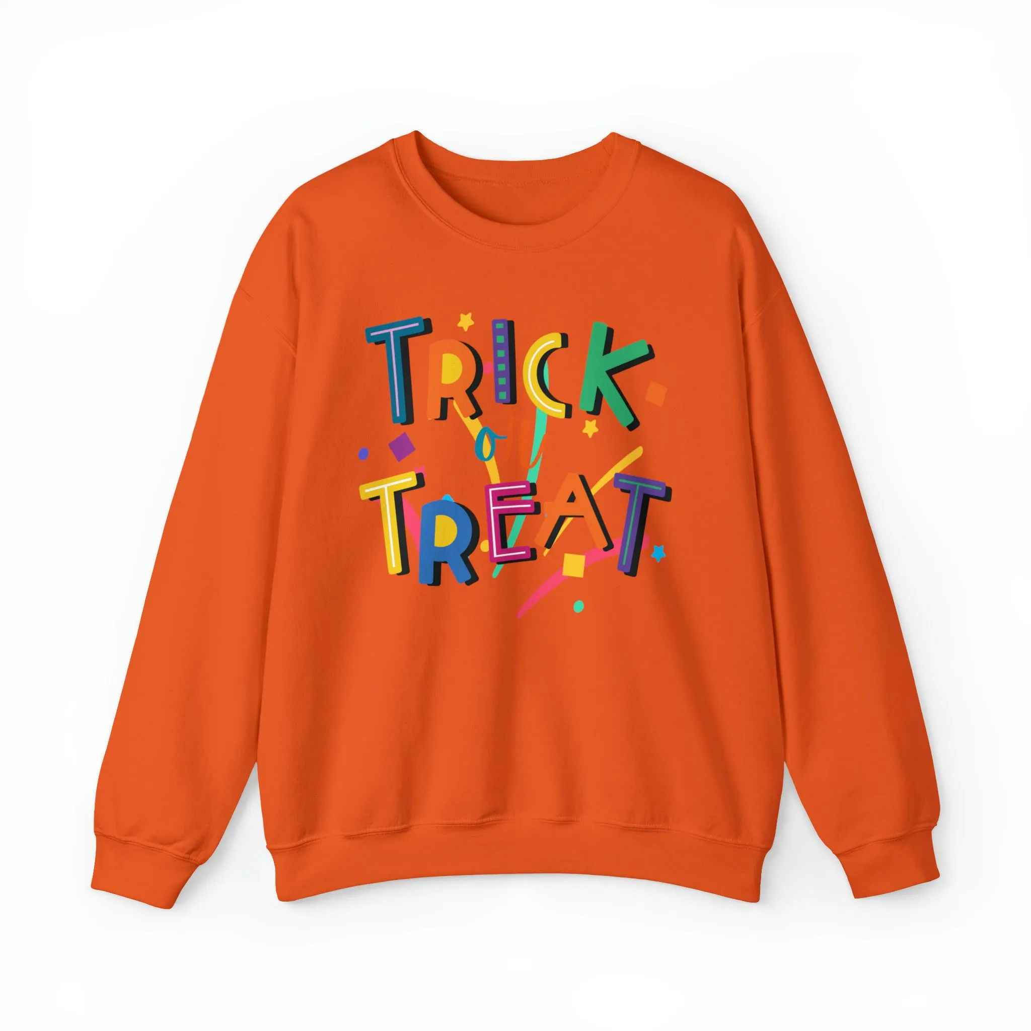 Trick or Treat Halloween Sweatshirt, Halloween Candy Sweatshirt , Funny Halloween Sweatshirt, Sweet Fall Unisex Heavy Blend