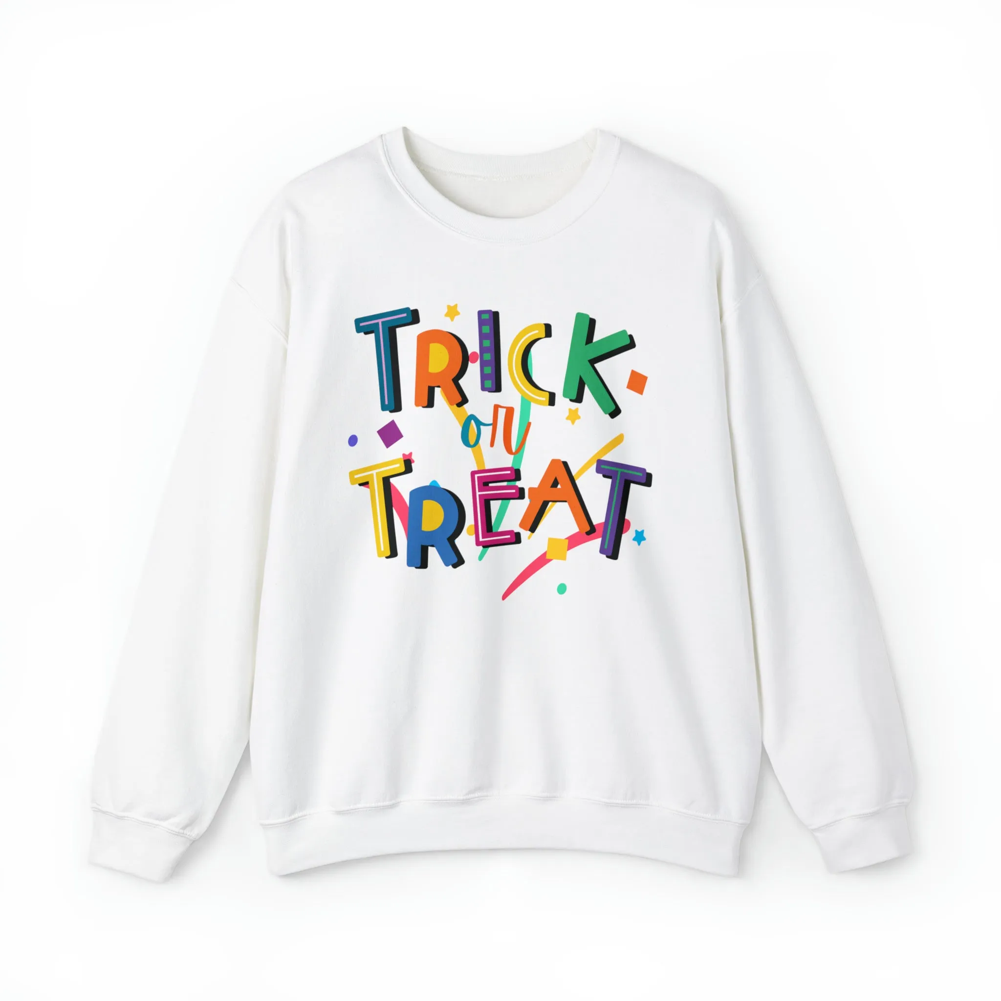 Trick or Treat Halloween Sweatshirt, Halloween Candy Sweatshirt , Funny Halloween Sweatshirt, Sweet Fall Unisex Heavy Blend