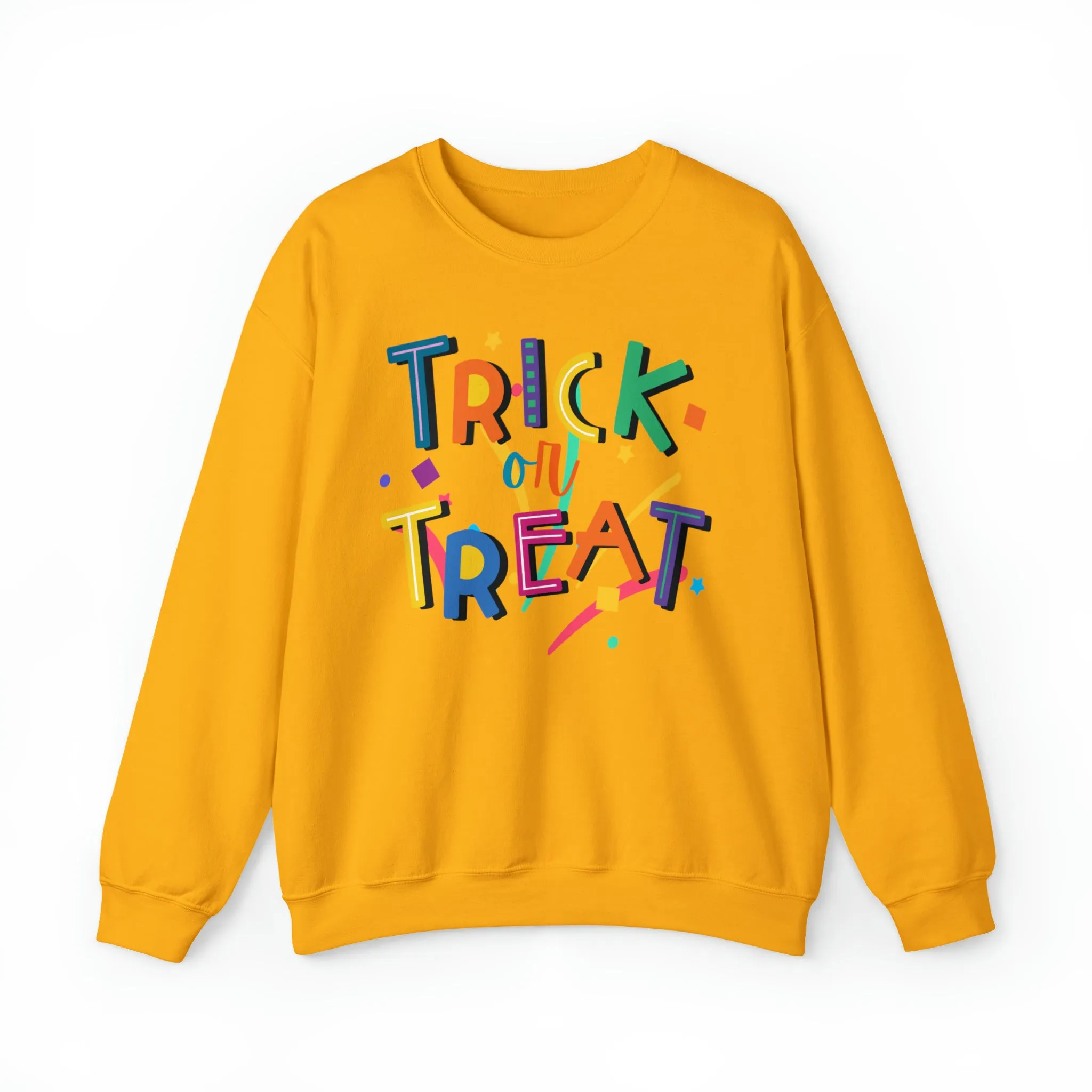 Trick or Treat Halloween Sweatshirt, Halloween Candy Sweatshirt , Funny Halloween Sweatshirt, Sweet Fall Unisex Heavy Blend