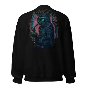 Trippy Sweatshirt | Psychedelic Cat