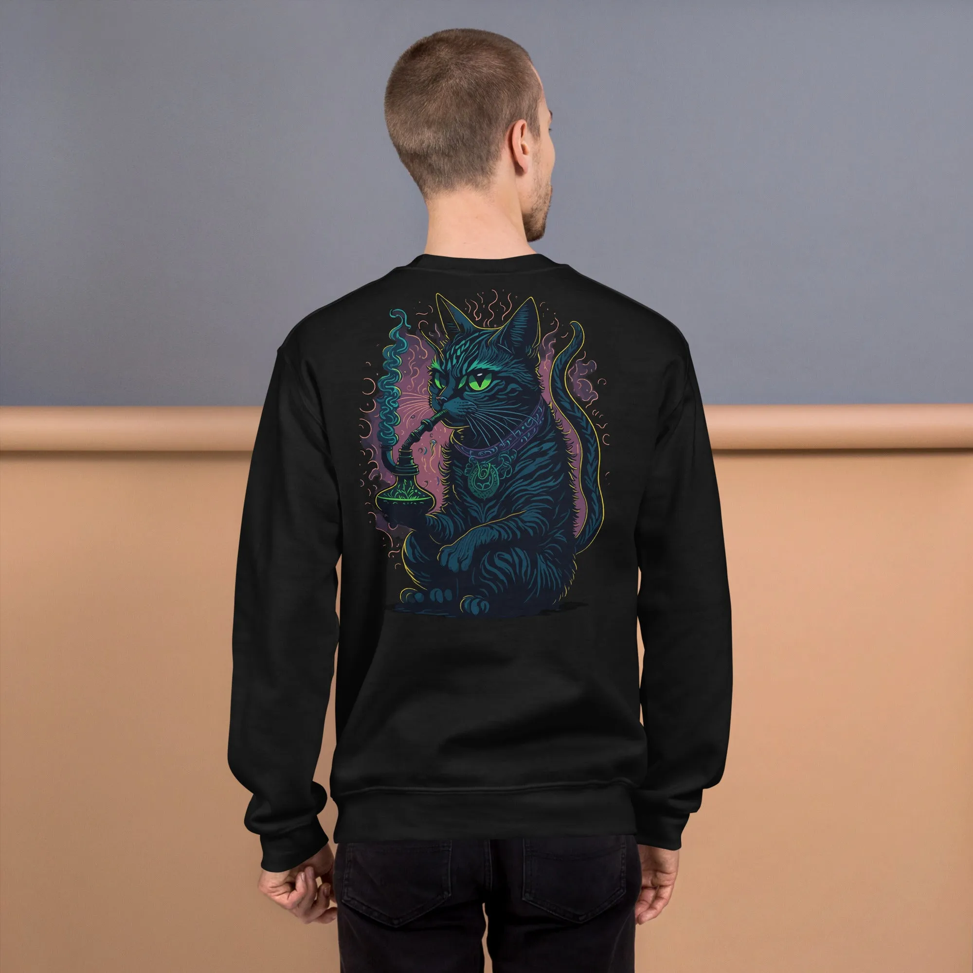 Trippy Sweatshirt | Psychedelic Cat