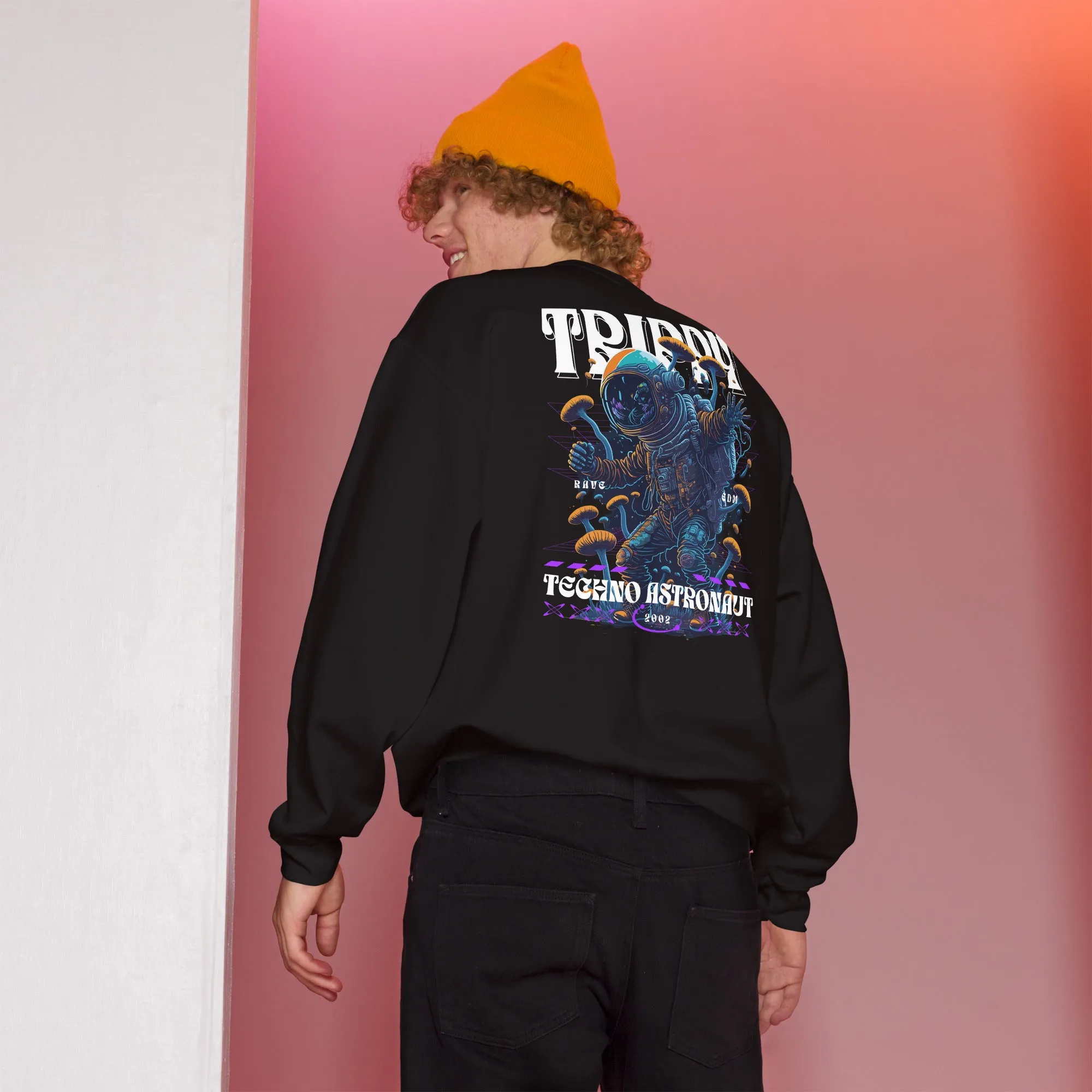 Trippy Sweatshirt | Techno Astronaut