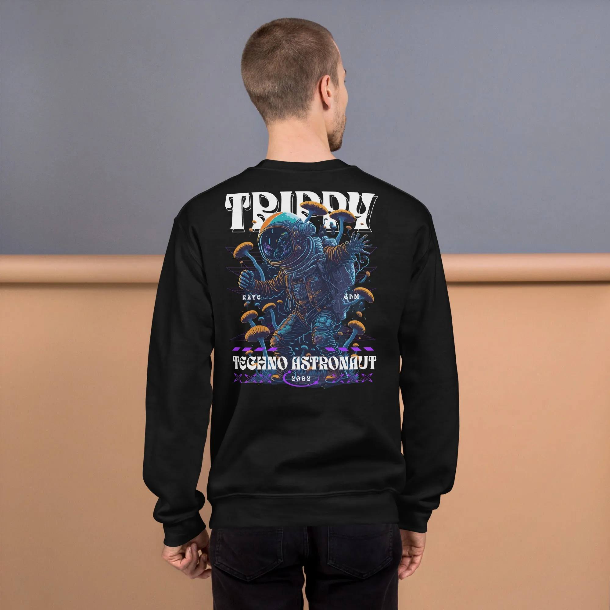 Trippy Sweatshirt | Techno Astronaut