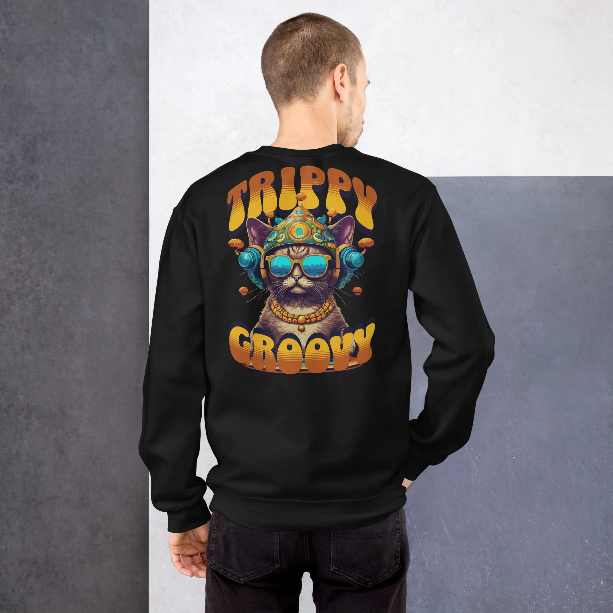 Trippy Sweatshirt | Trippy & Groovy Cat