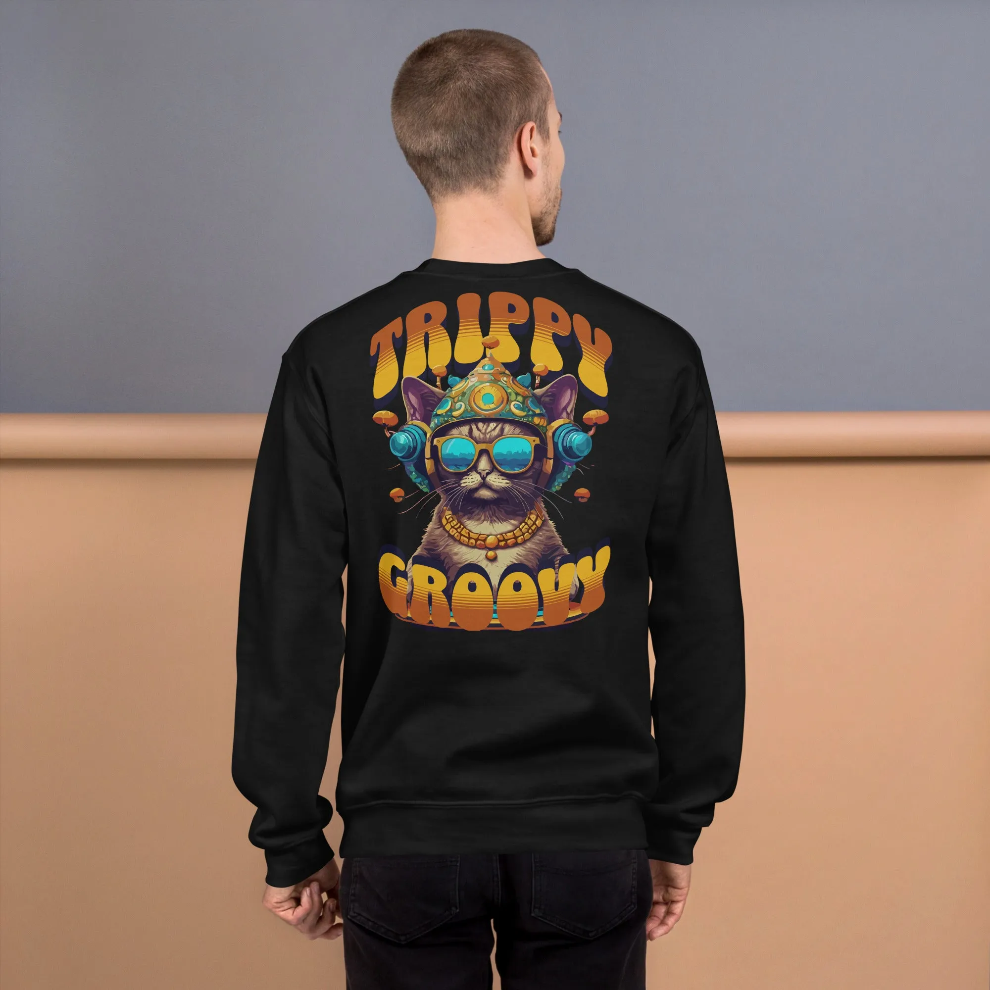 Trippy Sweatshirt | Trippy & Groovy Cat