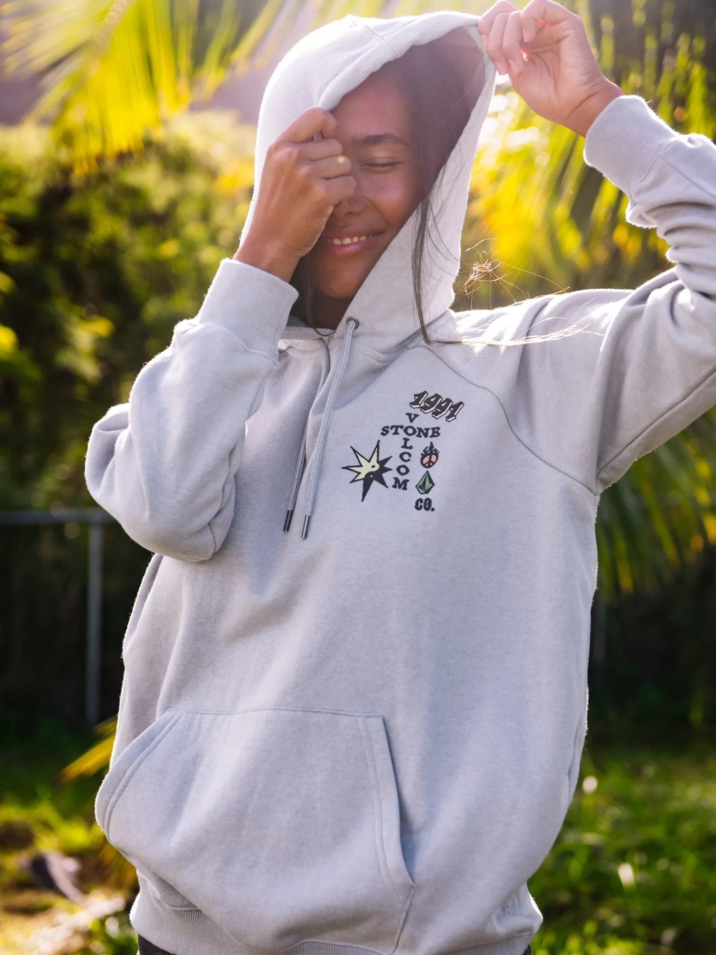 Truly Stoked Boyfriend Kapuzenpullover - MOONBEAM