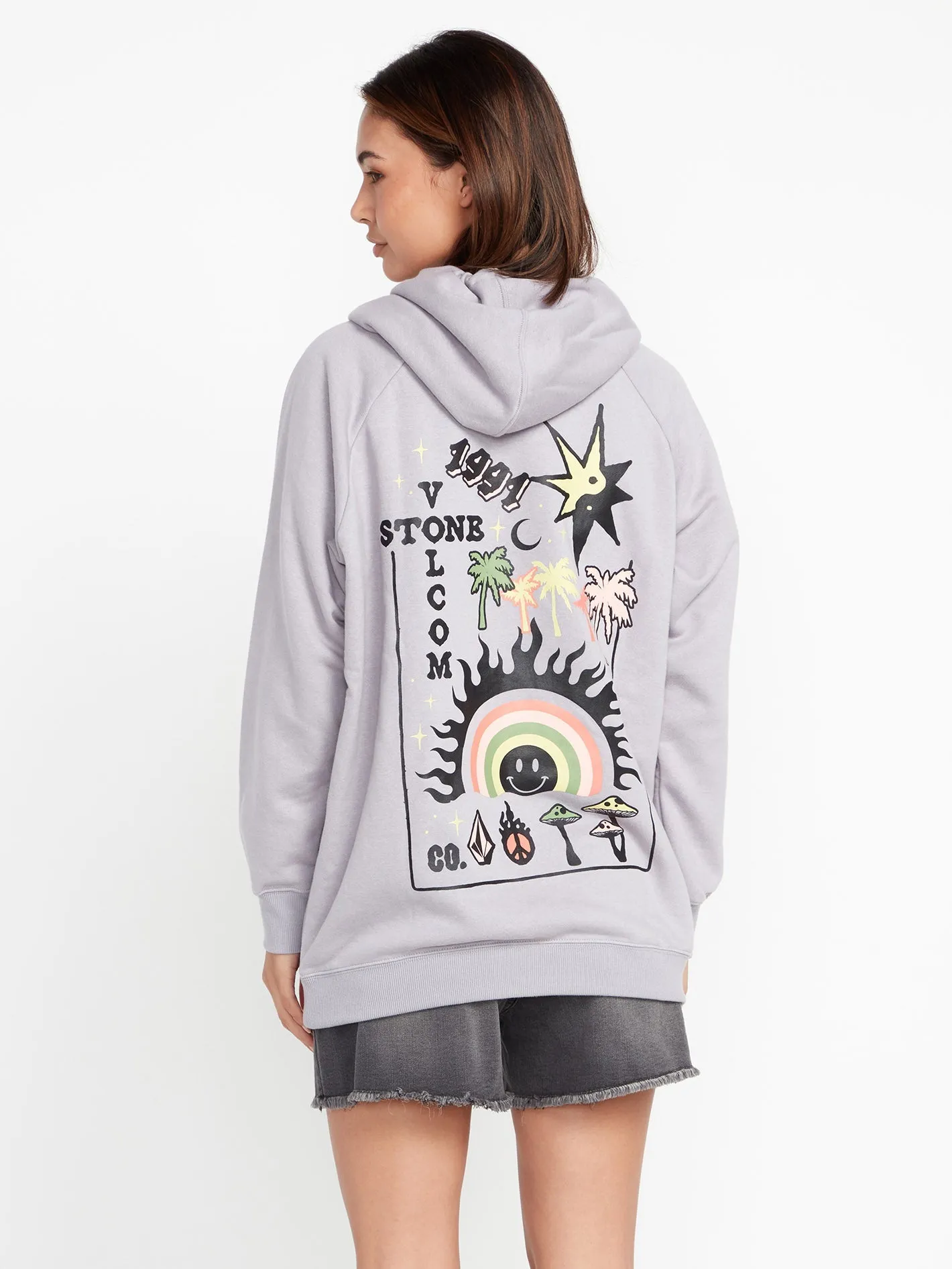 Truly Stoked Boyfriend Kapuzenpullover - MOONBEAM