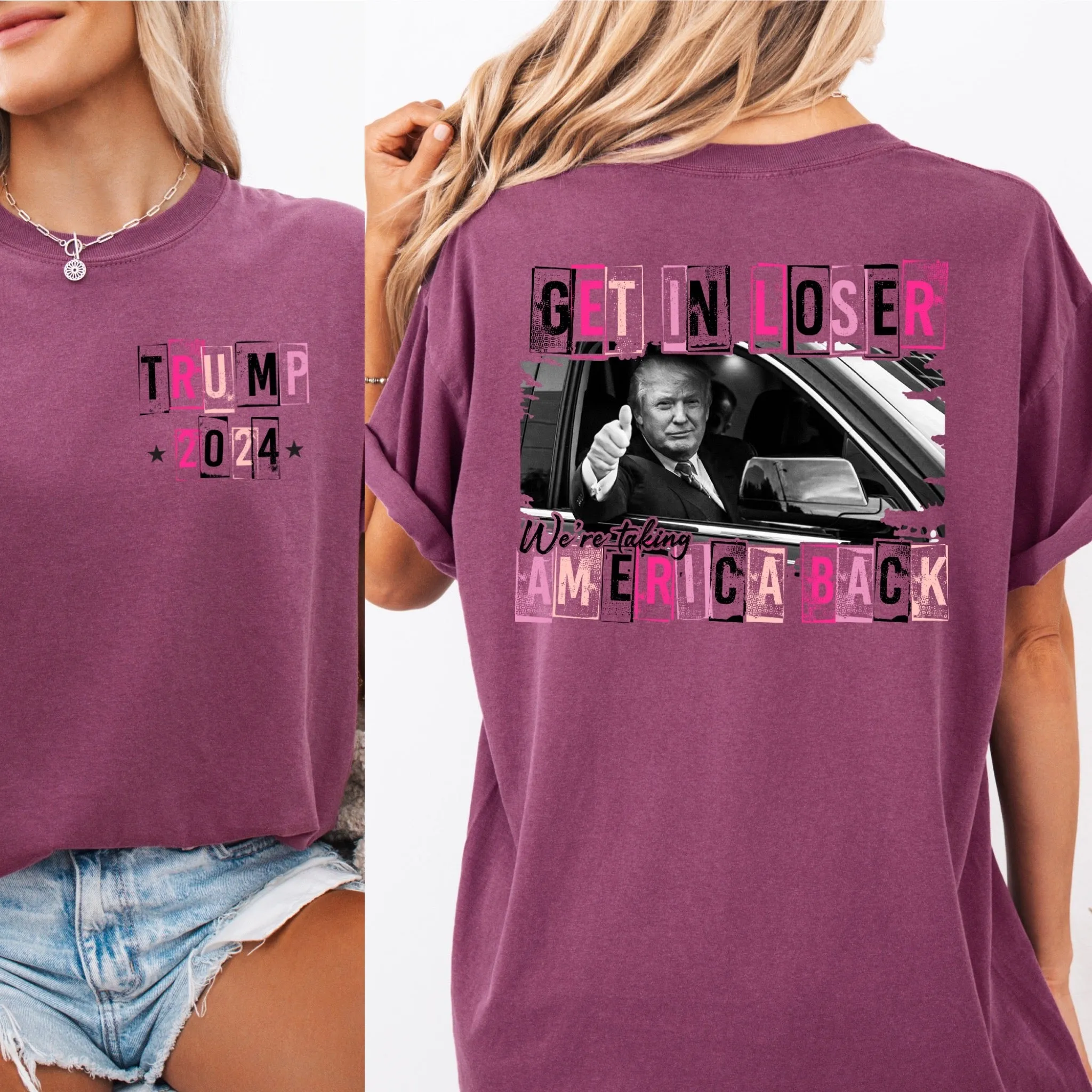 Trump get in loser tee