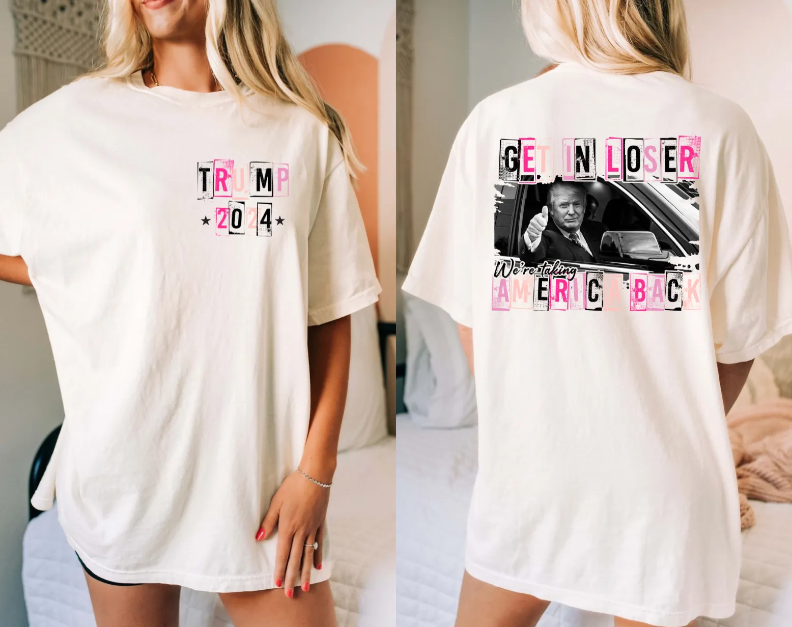 Trump get in loser tee