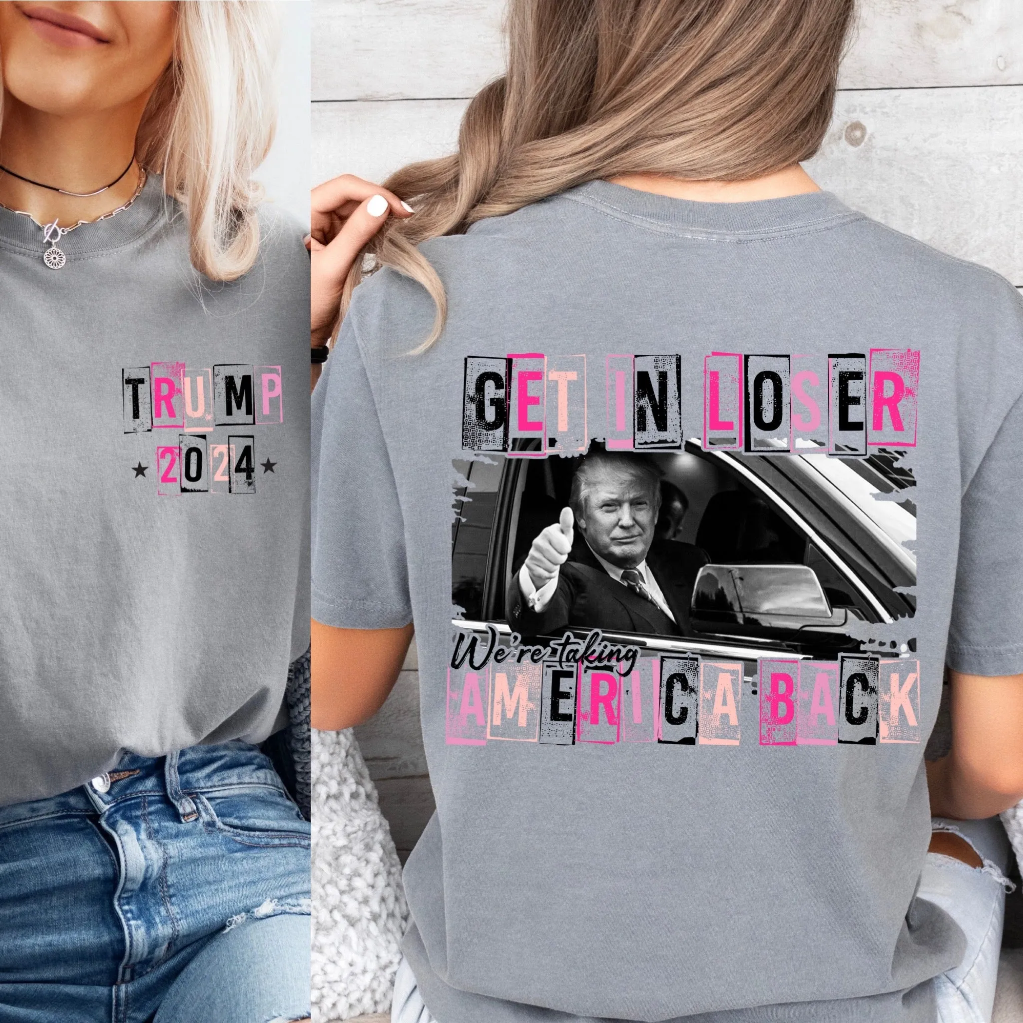 Trump get in loser tee