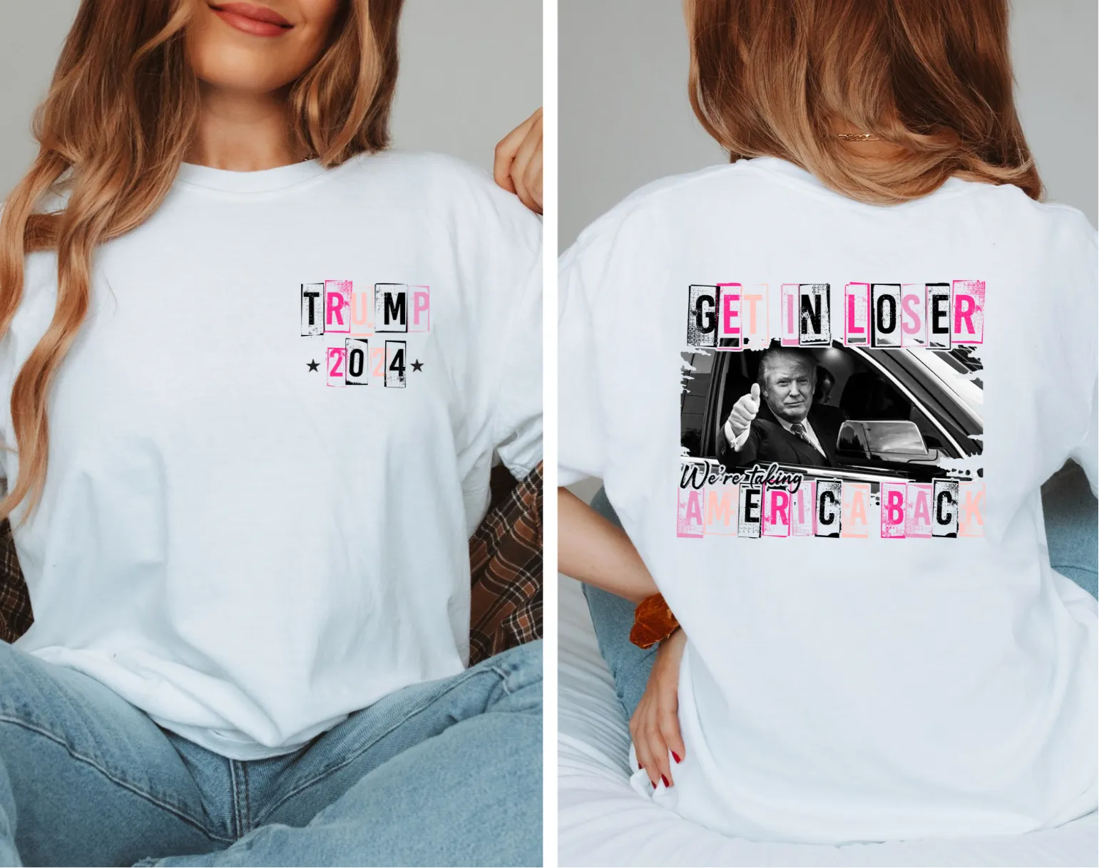 Trump get in loser tee