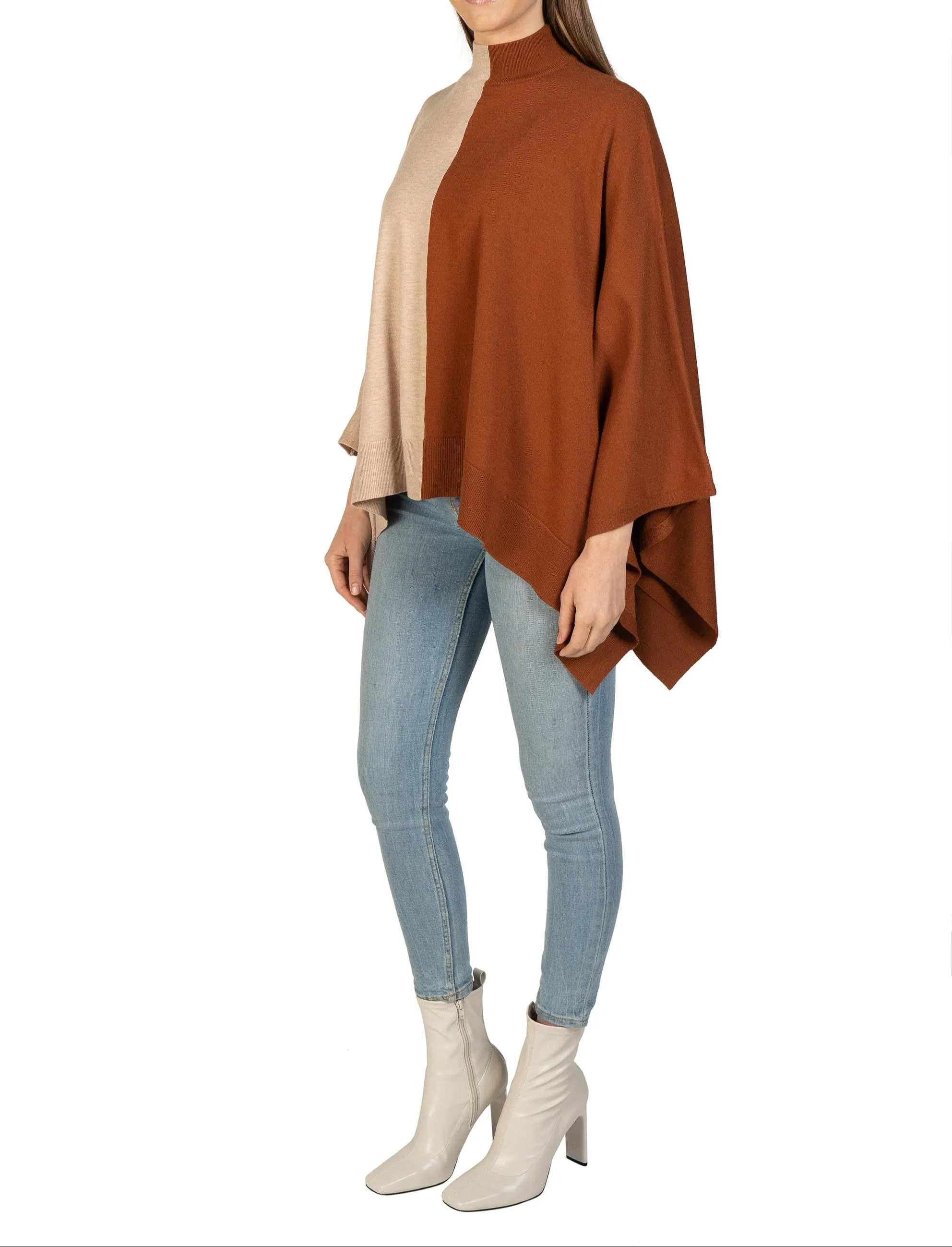 Two-Toned Poncho